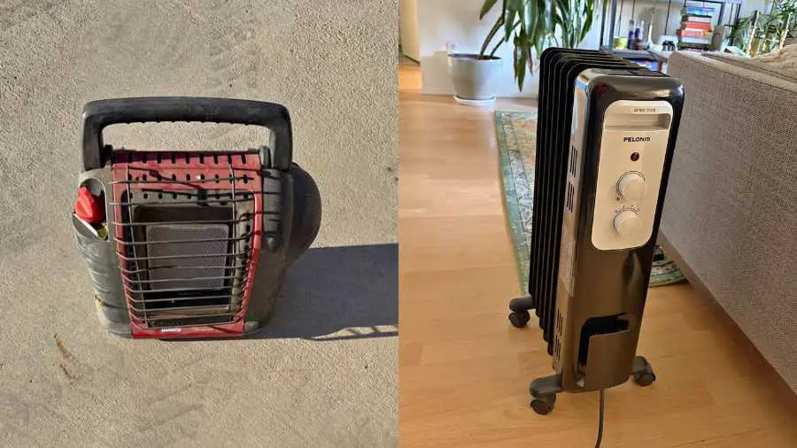 propane vs electric heater